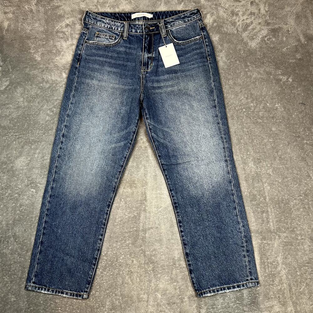 Hidden Tracey High Rise Straight Cropped Jeans Womens 30 Medium Wash NWT